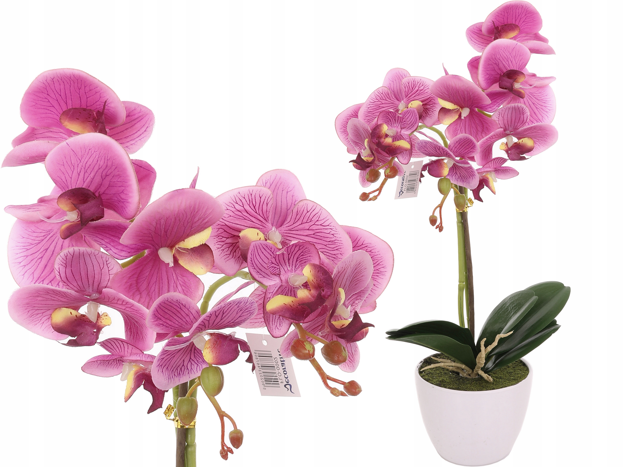 

Storczyk W Doniczce Jak Żywy Sztuczny Kwiat 2 pędy