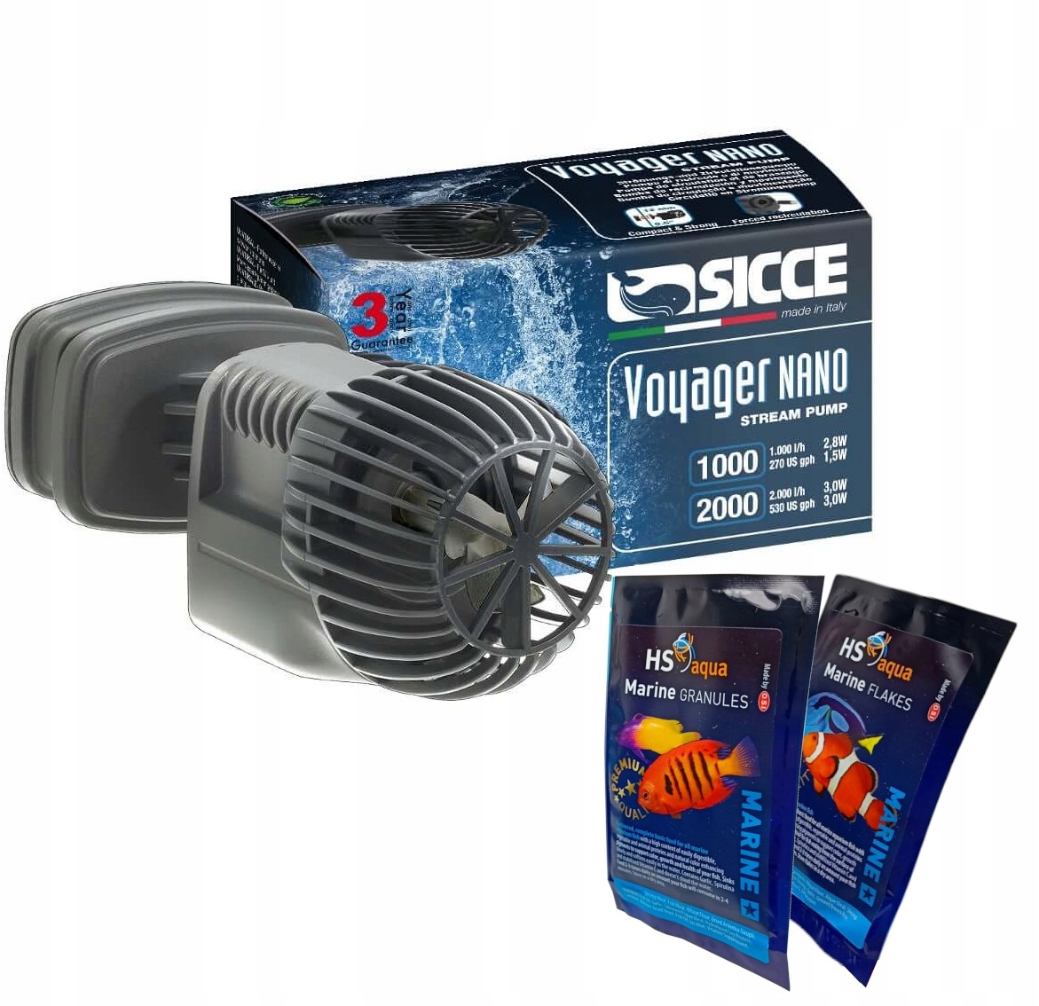 Sicce Voyager Nano 2000 falownik 3W 2000L/H gratisy