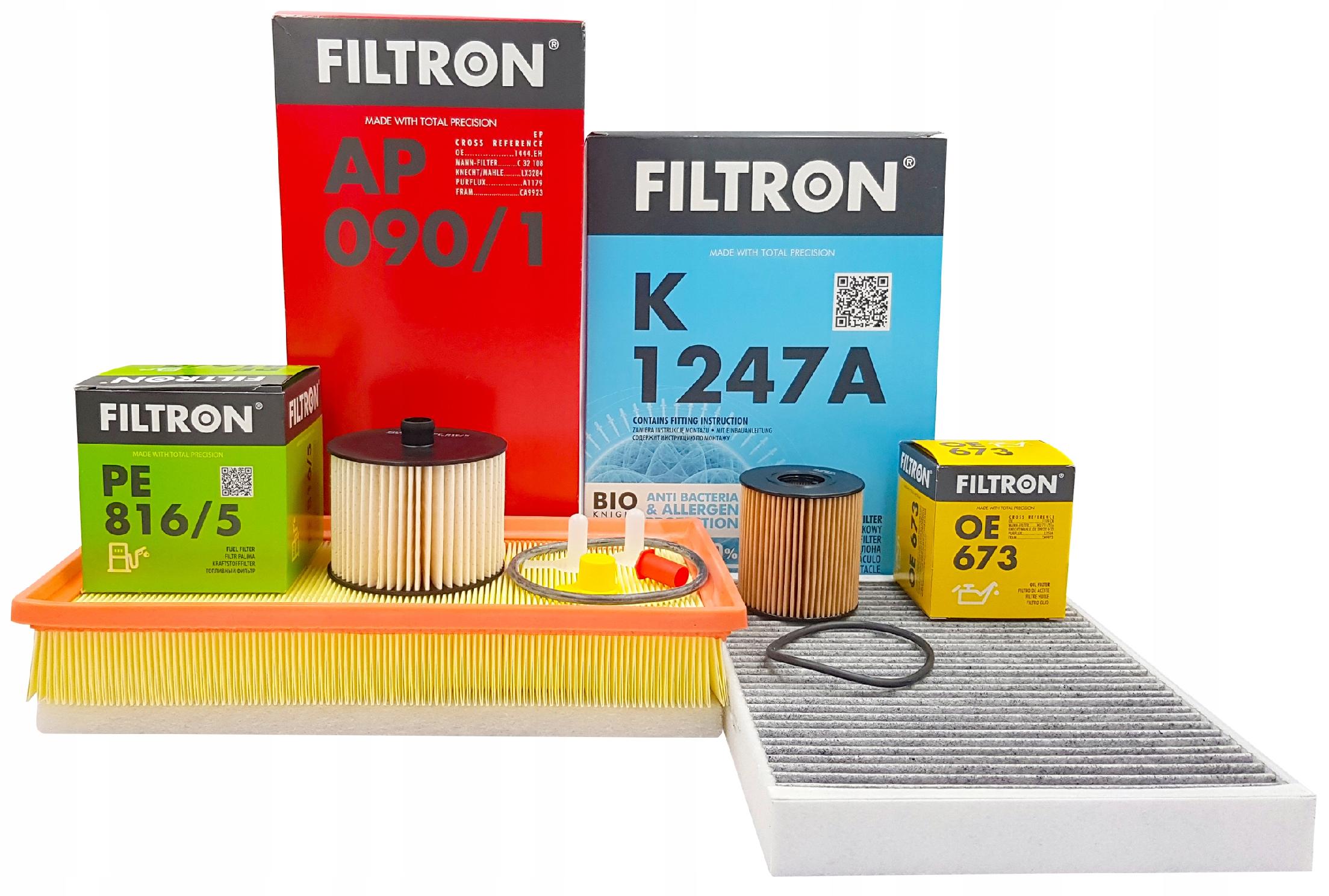 

Citroen C5 III 2.0 Hdi Zestaw Filtrów Filtron