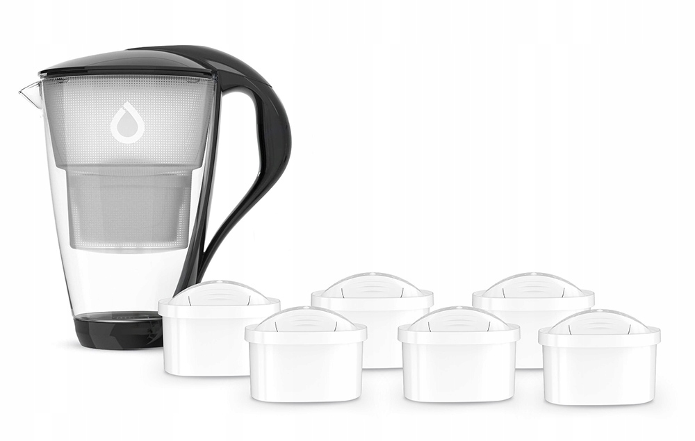 Dzbanek filtrujący Dafi Crystal Led 6 filtrów