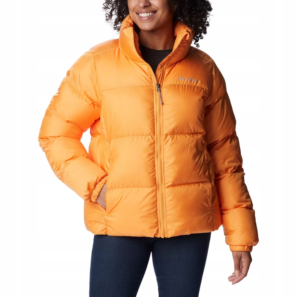 Dámská péřová bunda Columbia Puffect Jacket oranžová Xs