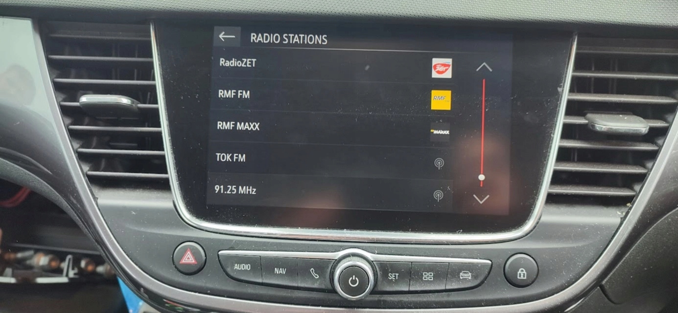 display RADIA navigation devices OPEL CROSSLAND X 28583672