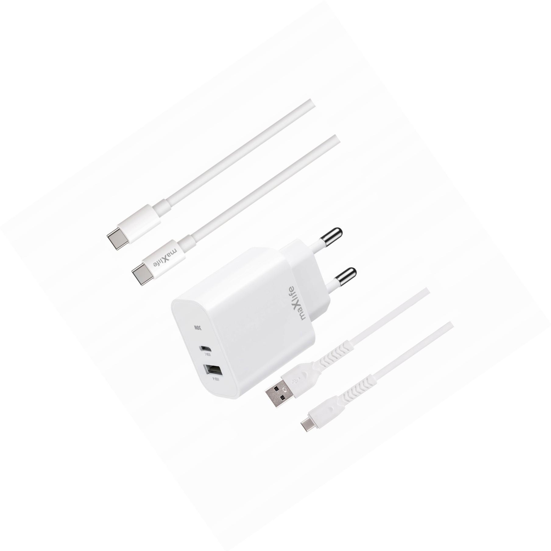 Szybka ładowarka 30W 2 wejścia z dwoma kablami Usb-c do Google Pixel 8a