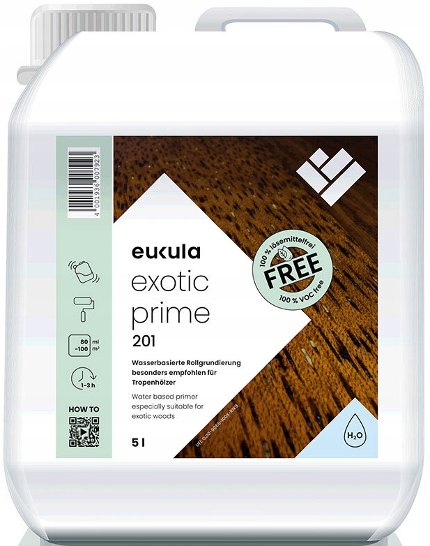 Eukula Exotic Prime 201 5L podkladový lak na exotické dřevo