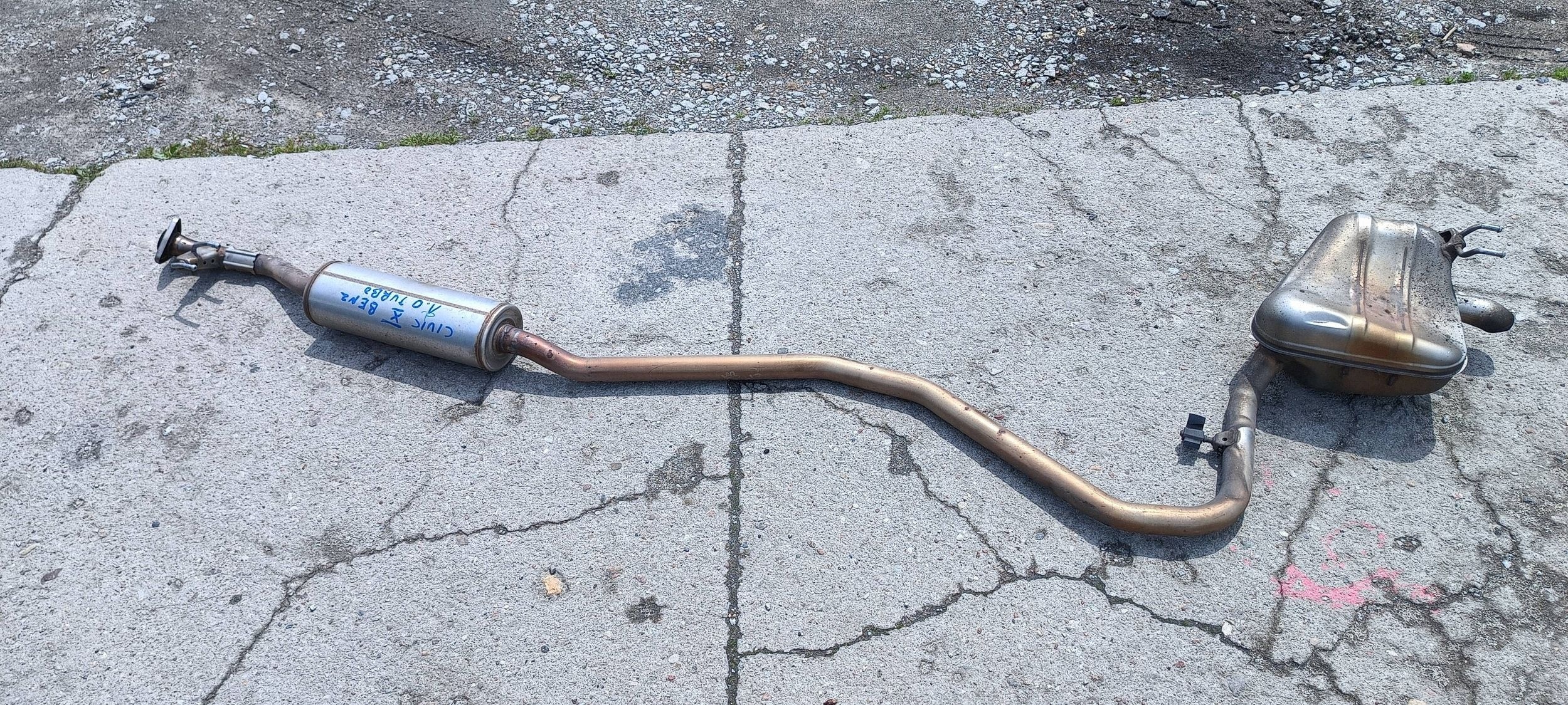 HONDA CIVIC X 1.0 VTEC TURBO muffler, exhaust complete 2017