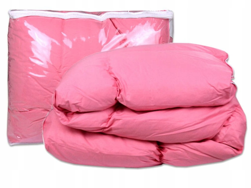 ZESTAW KOŁDRA PUCHOWA 160x200 2,1kg PUCH I PIERZE+4xPODUSZKA CERTYFIKAT NEW Szerokość produktu 160 cm
