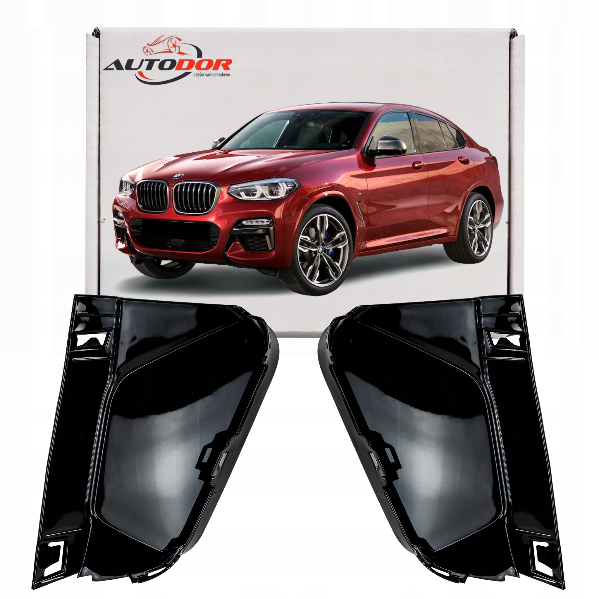 Bmw X3 X4 G01 G02 Lift M-balíček Mřížky Atrapy Boční Nárazníky Krytky P+l