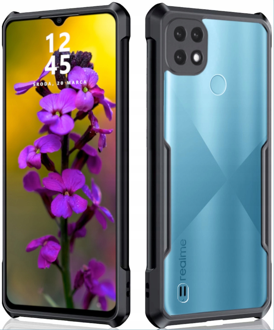 

Etui do Realme C21 Pancerne Clear Clear