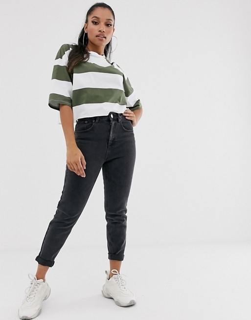 LUŹNY CROP TOP PASKI PETITE 30