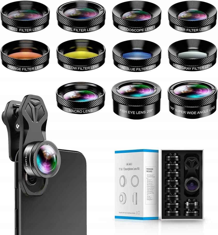 

Soczewka do telefonu Apexel x11 obiektyw z filtrem