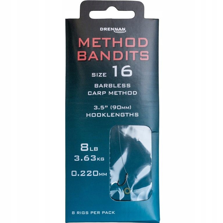 Przypony Method Carp Drennan Pushstop Rozm. 12