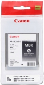 Canon Ink PFI-102 Matte Black iPF-500, 600, 700