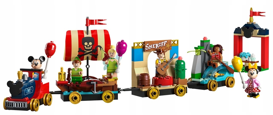 Lego Disney Stavebnice Vlak Plný Zábavy 43212
