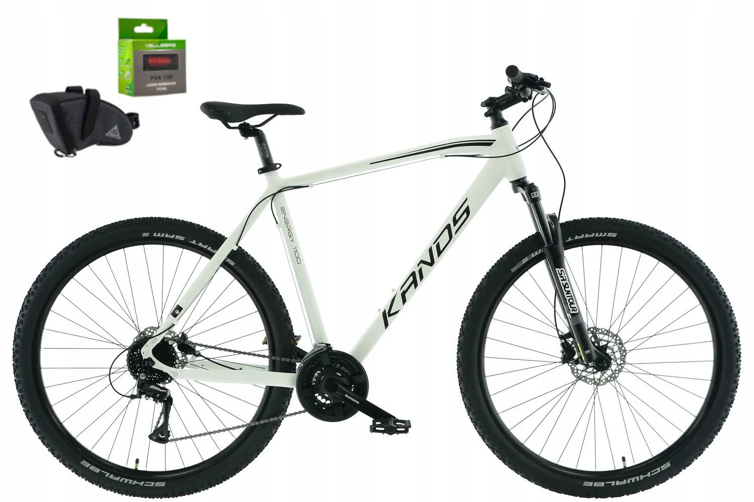 Rower 29 Kands Energy 1100 Acera 3020 3X8 2HT Hydraulika 19 Biały