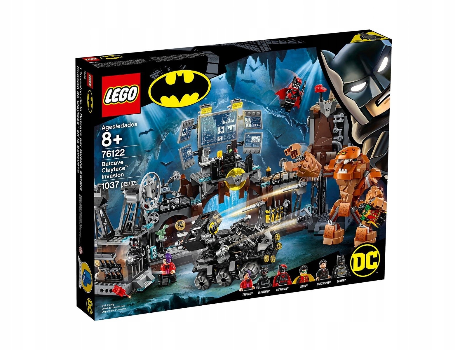Lego Heroes 76122 Útok Clayface na Batmanovu jeskyni Nové