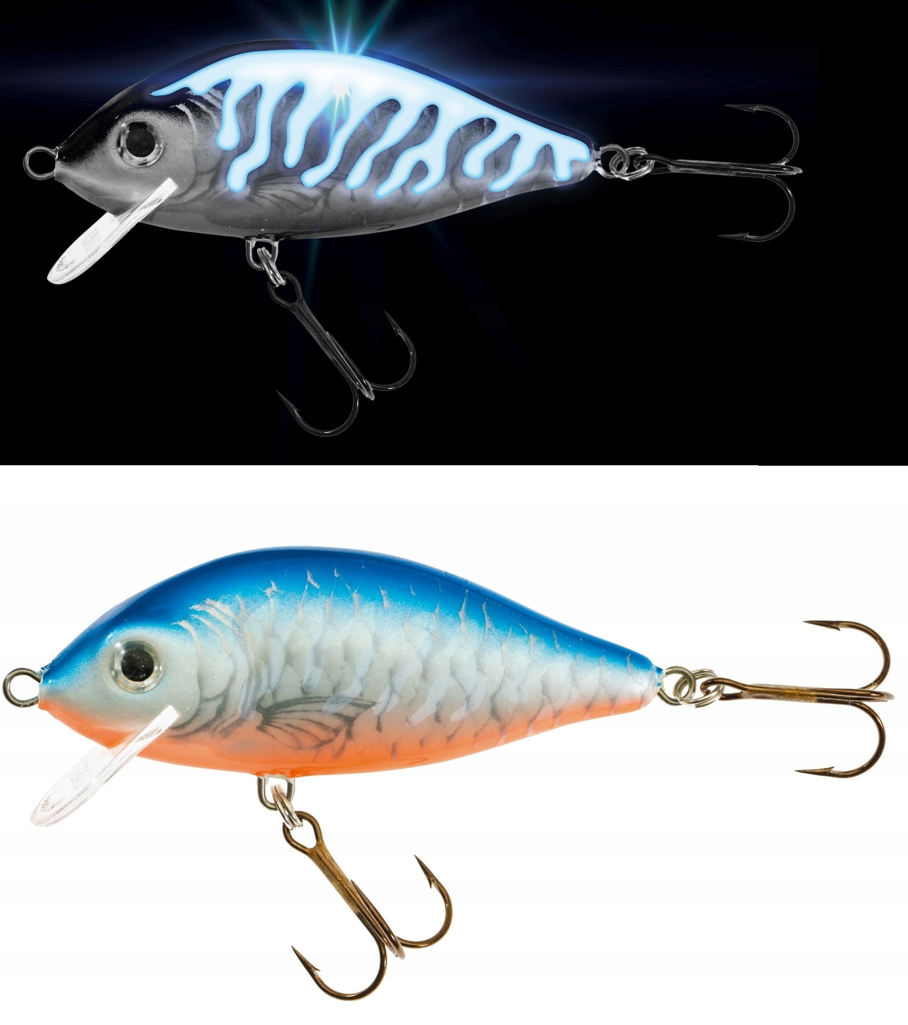 9cm 17g Karaś Uv Holo Select Wobler Jaxon Świeci W Uv Kol. Nl