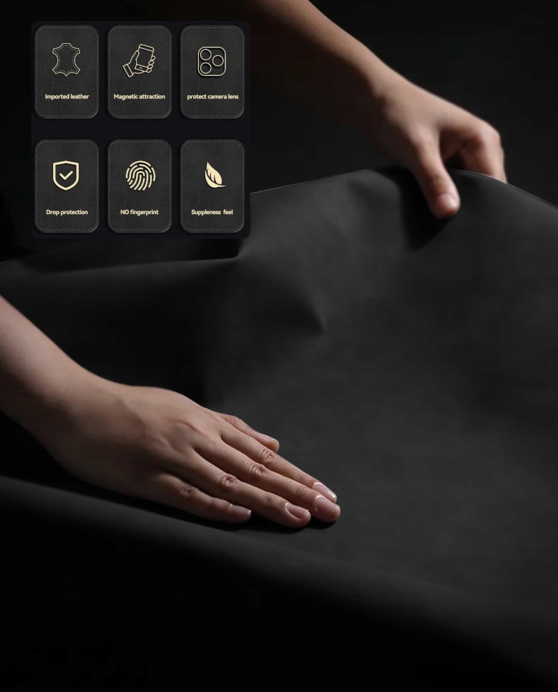 ETUI SKÓRZANE BUSINESS CASE MARKOWE X&E DO XIAOMI 13T / 13T PRO + SZKŁO Typ plecki