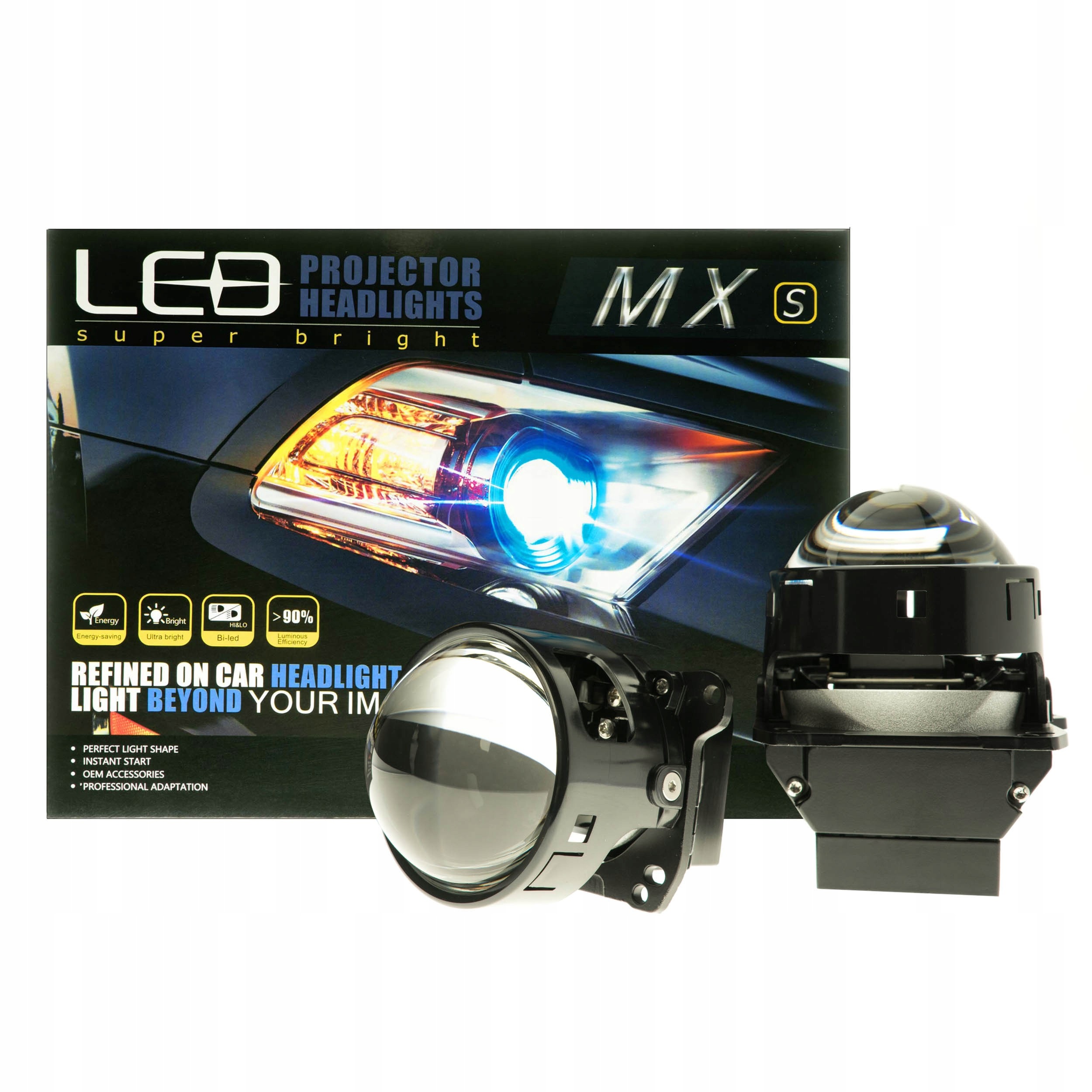 Projektory Bi-LED EPLL21 Canbus 3" 6000K 60W 2 ks