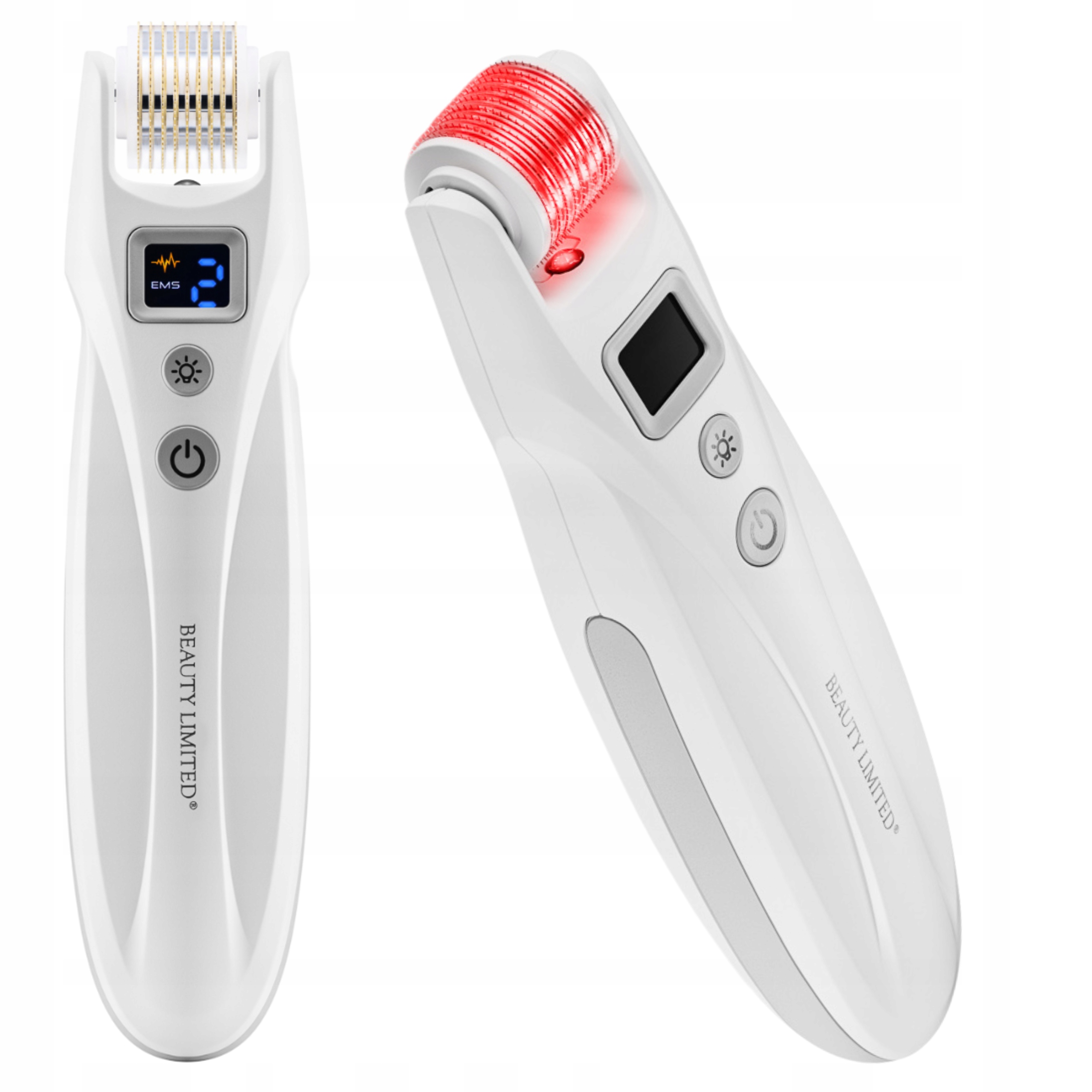 Derma Roller Prądy Ems Fototerapia Led Masaż Wibracyjny Beauty Limited