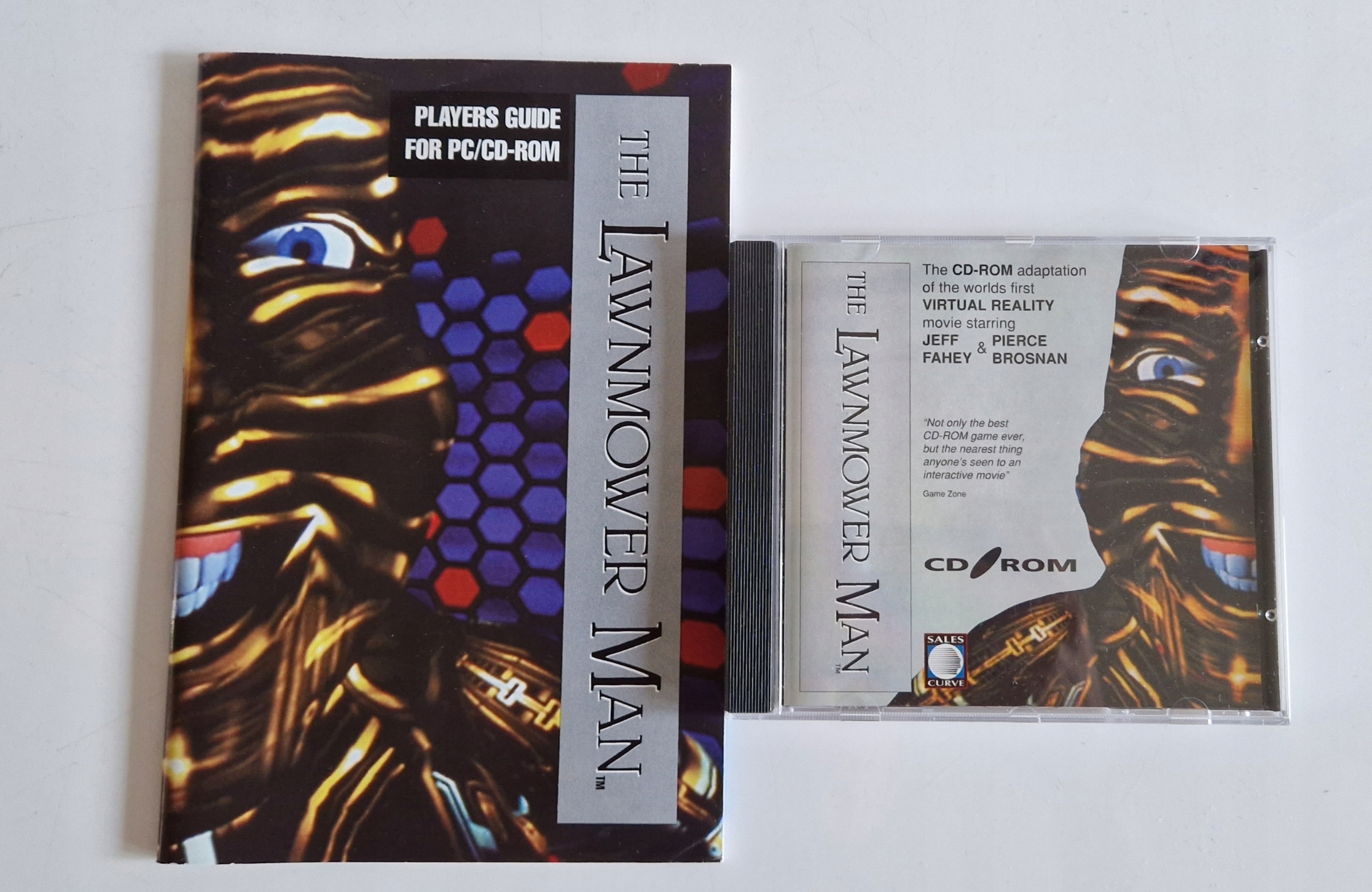 lawnmower man pc - z big box cd + manual