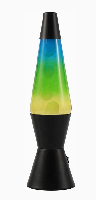 Lávová lampa magma Lava Lawa lampa XL3321 Čierna viacfarebná magma lávová