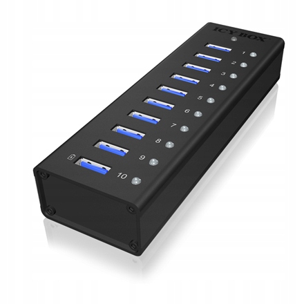 Raidsonic 10-portový rozbočovač Usb 3.0 Icy Box IB-AC6110