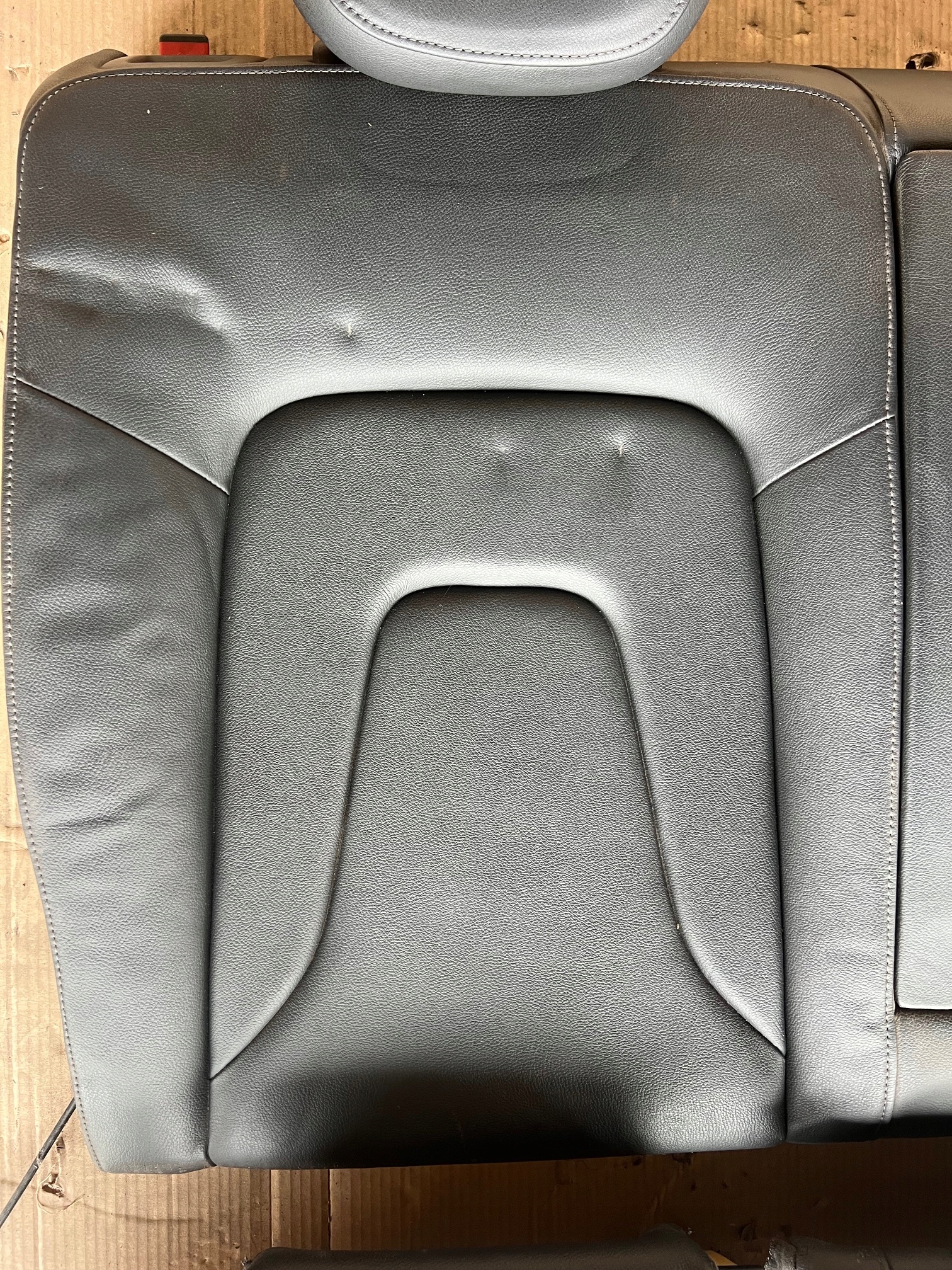 AUDI A5 8T 3D COUPE SIEDZISKO Sitz heck hinten Leder schwarze