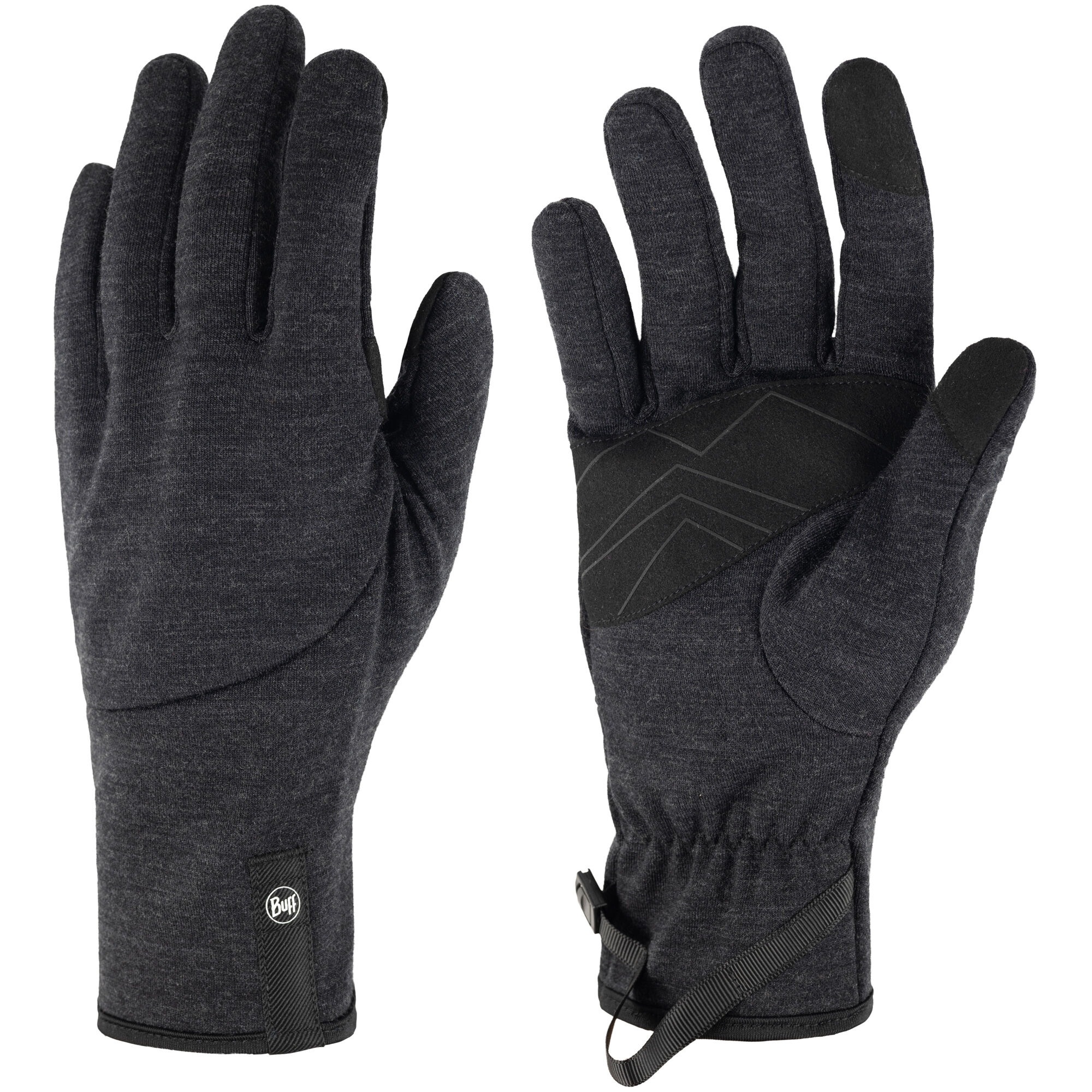 Rękawiczki Buff Merino Fleece Gloves Mwf Black rozmiar S Touchscreen