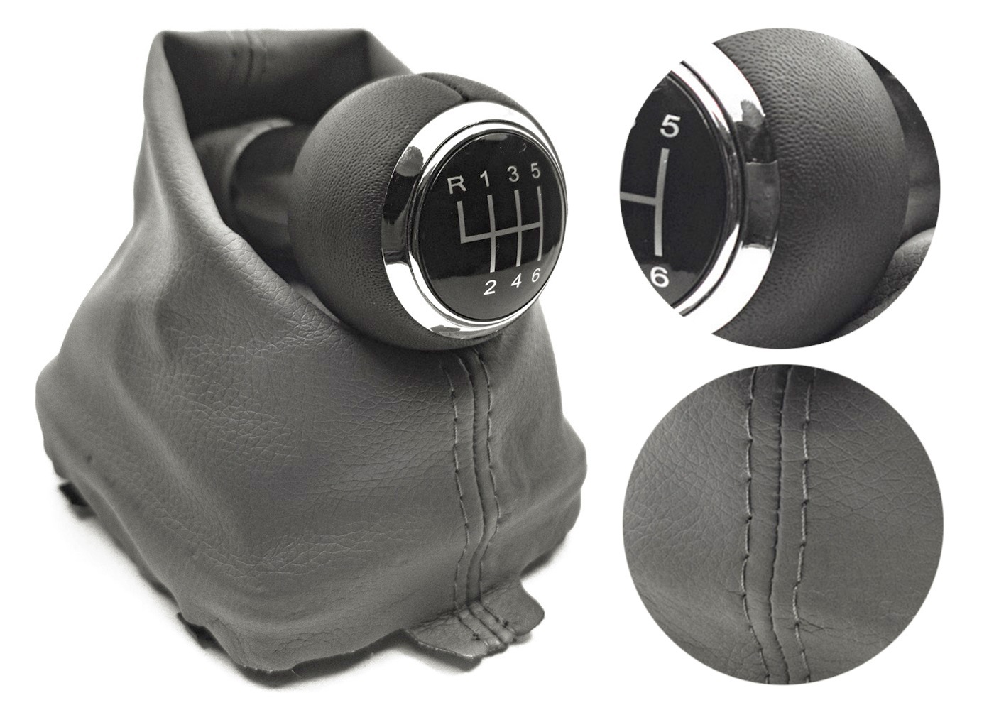 6 - Ручка переключения передач Беллоуз Ауди А3 8п 2003-2013