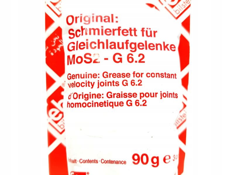 FEBI SMAR MOLIBDENOWY DO PRZEGUBÓW 90G Typ samochodu Samochody osobowe