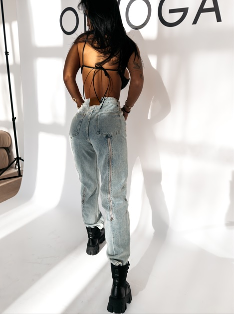 Dámské Džínové Kalhoty Skyline Olavoga Tmavě Modrá