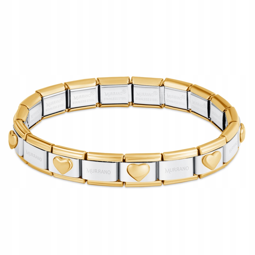 

Bransoletka Bazowa Italian Charms Gold Heart