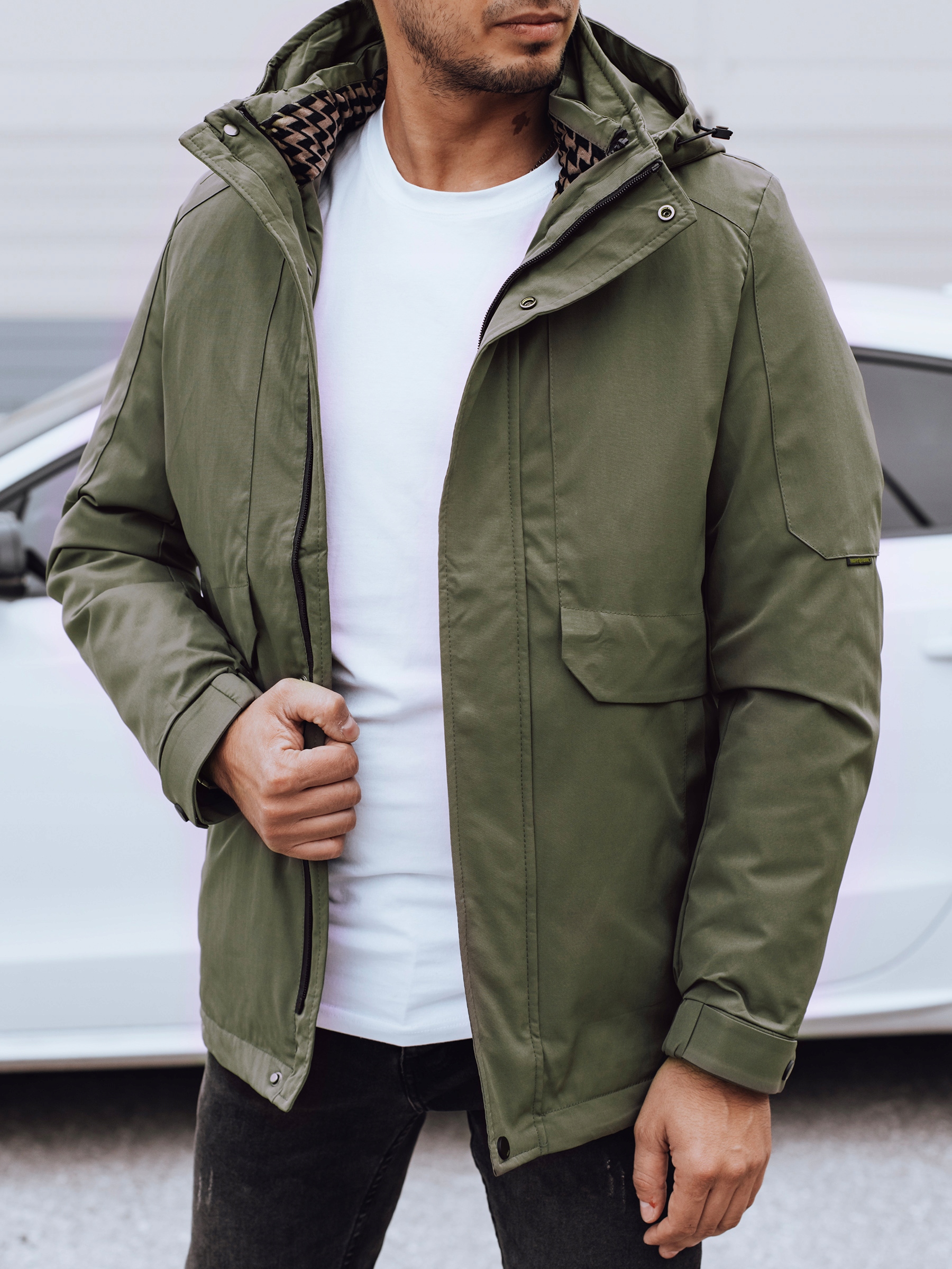ジャケット・アウター Green セール】 GORE-TEX ゴアテックス 撥水 2レイヤー フーデッド