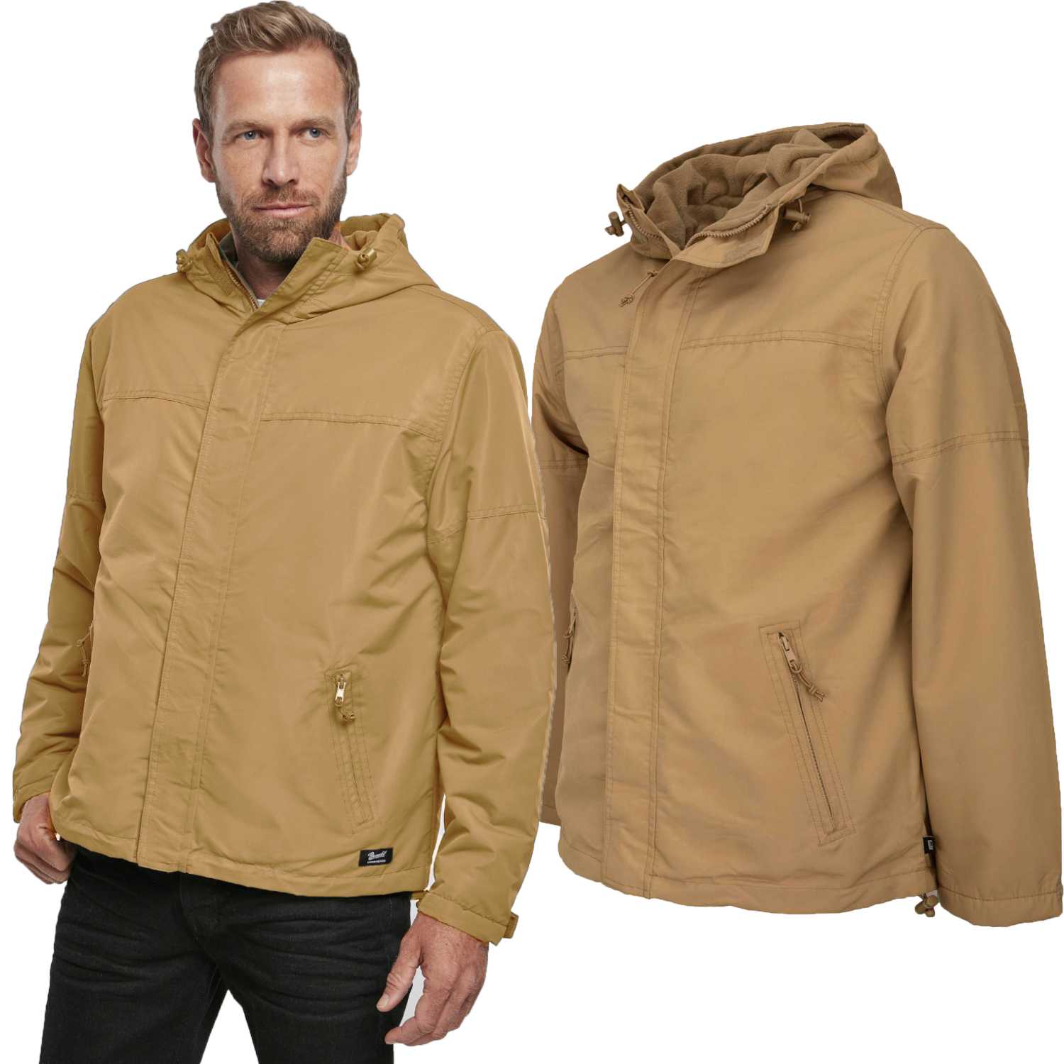 Bunda BRANDIT Windbreaker Frontzip Coyote 4XL