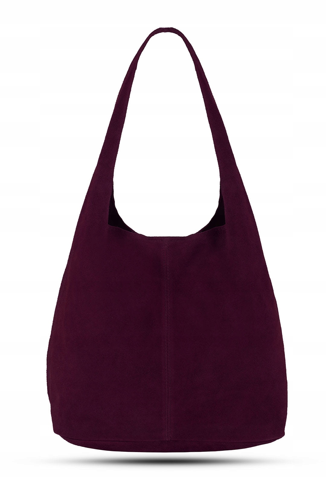 Kožená taška Vera Pelle Rossina Semišová Bordová