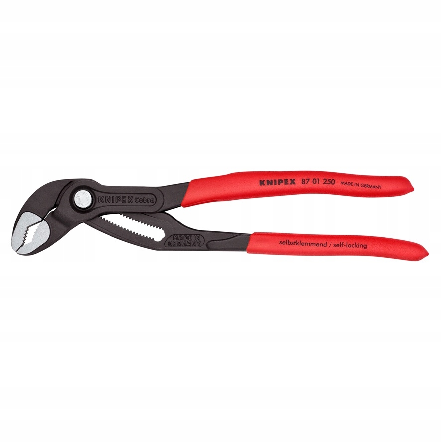 Szczypce Nastawne Klucz do Rur i Armatury Cobra 250mm KNIPEX 87 01 250 Długość 250 mm