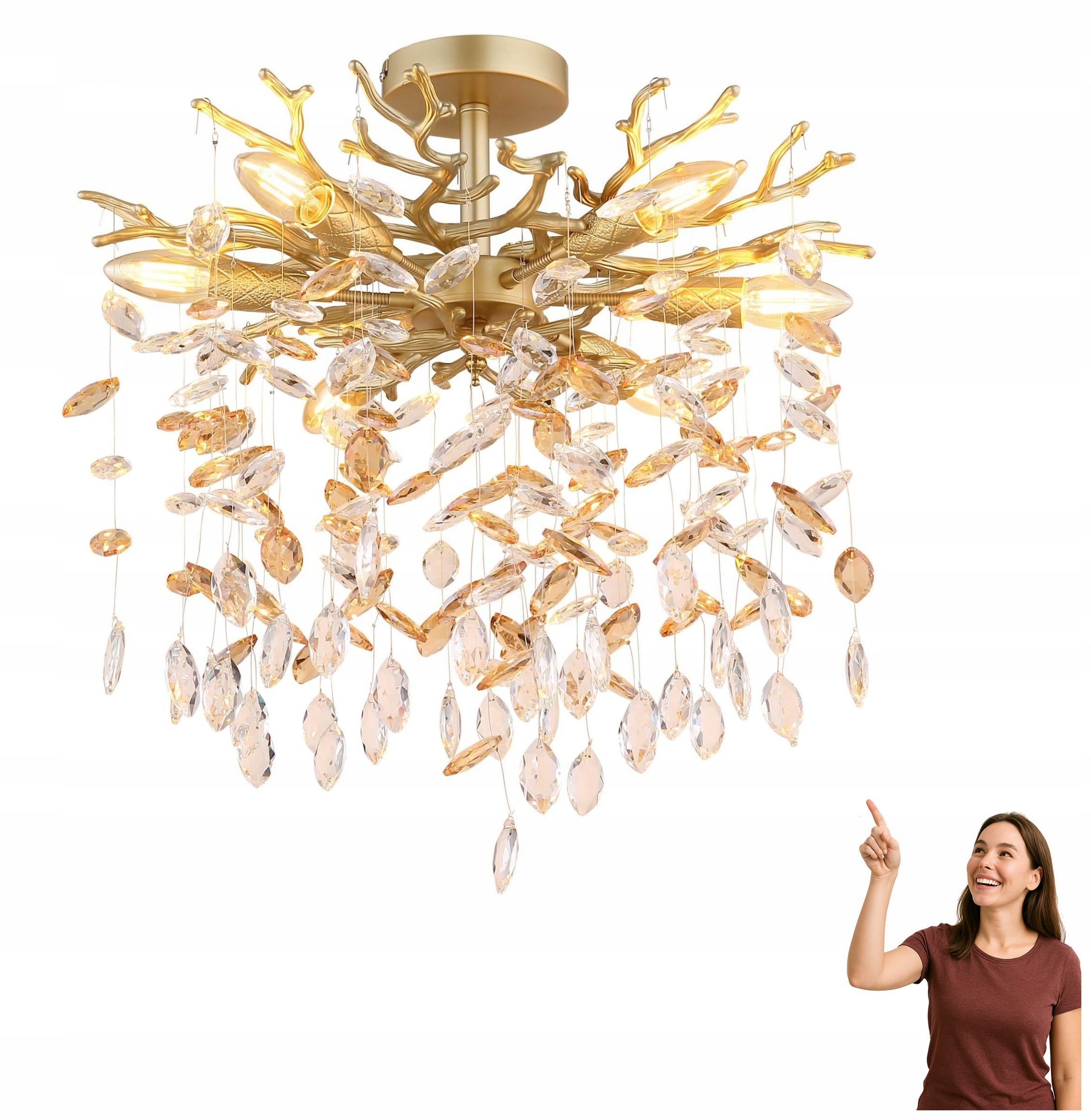 Stropná lampa Queena 64138DG Globo