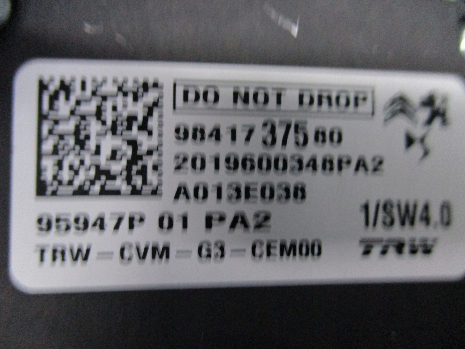 kamera front CITROEN C4 III 20R 9841737580