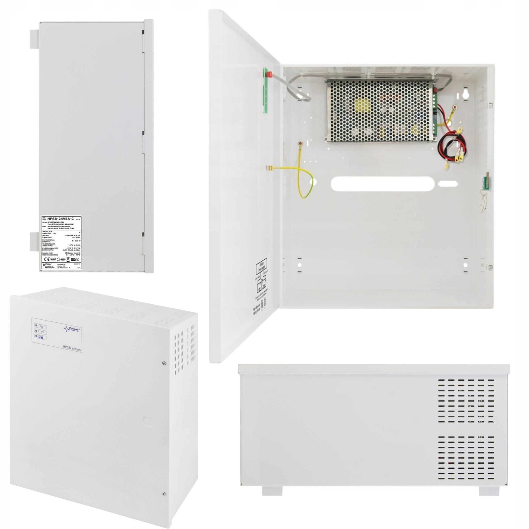 Zasilacz buforowy impulsowy HPSB-12V5A-C Pulsar