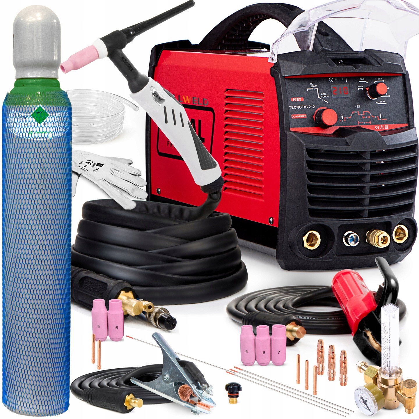 Інверторний зварювальний апарат TIG DC IDEAL PULS 212 210A