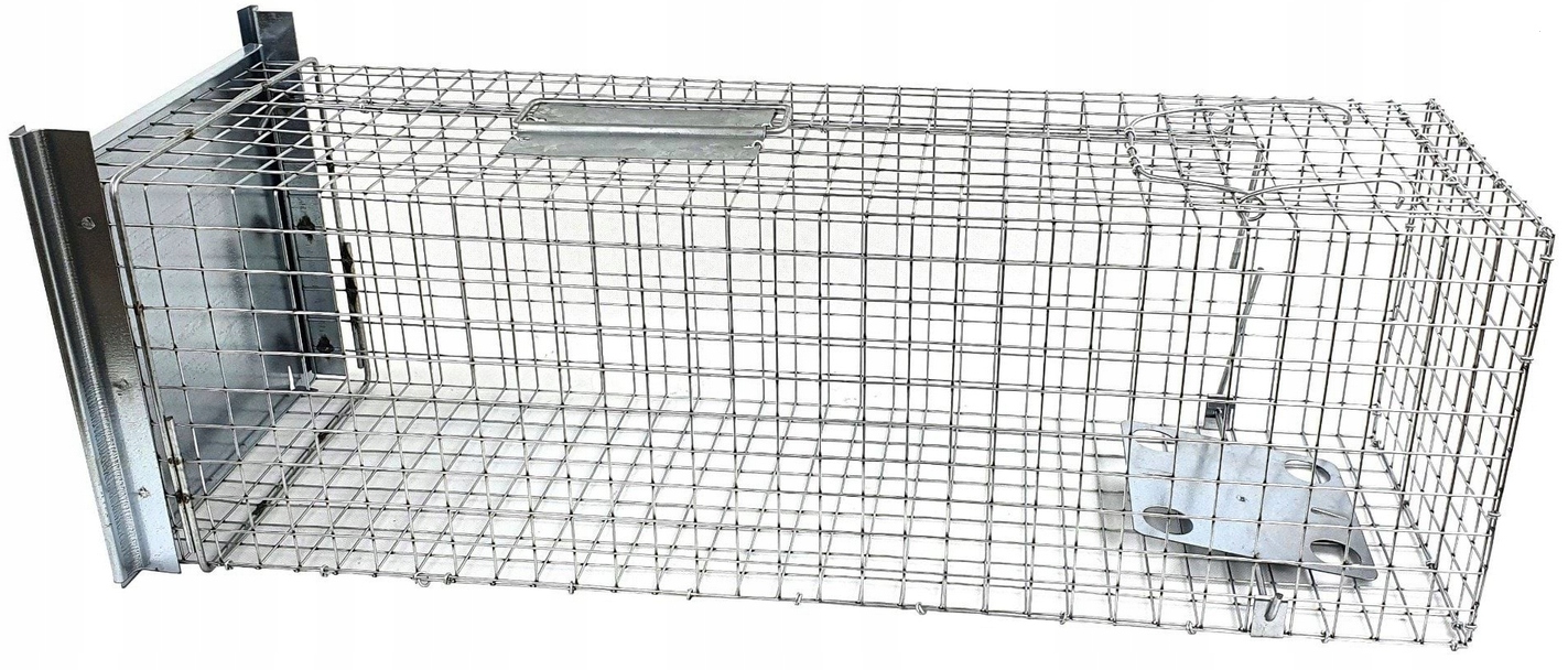 Żywołapka Pułapka Na Kuny Tchórze Łaski Norki Lisy Koty 82X26X26CM