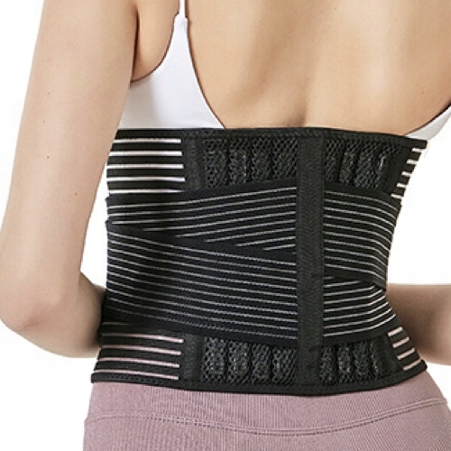 PAS USZTYWNIAJĄCY KRĘGOSŁUP ODCINEK LĘDŹWIOWY L Kolor dominujący czarny