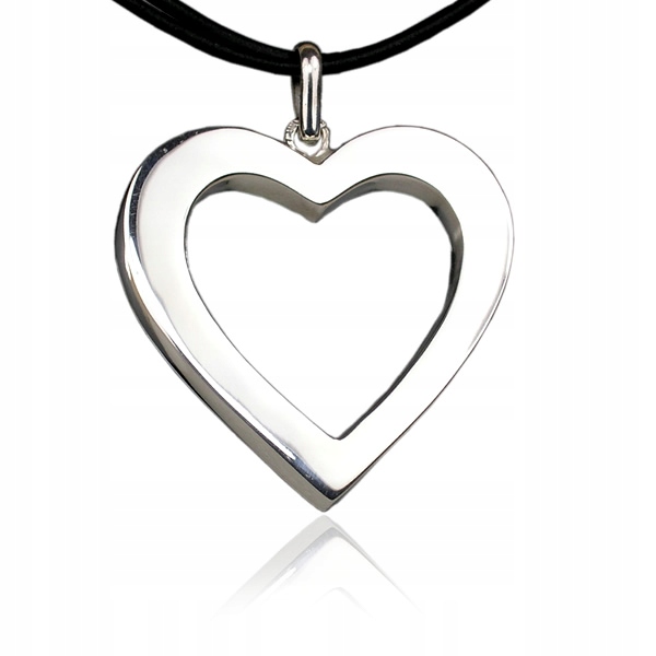 

Srebrny naszyjnik - Serce Kocham Cię