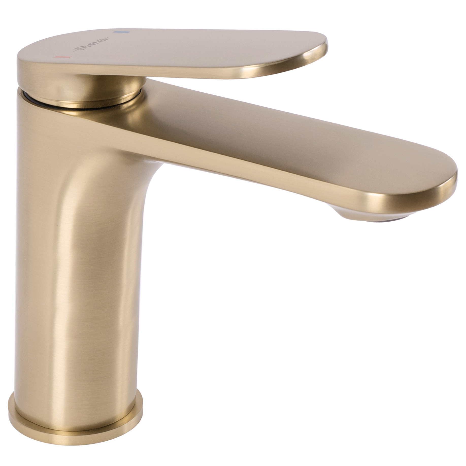 Stojánková Umyvadlová Baterie Zlatá Kartáčovaná Nízká Rea Marco Brush Gold