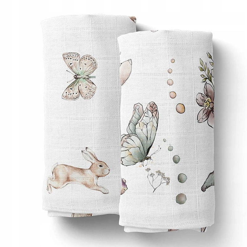 

Babysteps pieluszki otulacze muślinowe 70x70 Girl