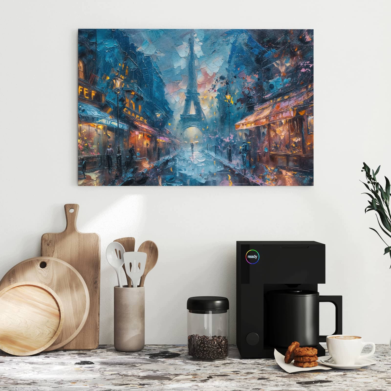 Magnetická tabule Paryský Noc 60 × 40 cm