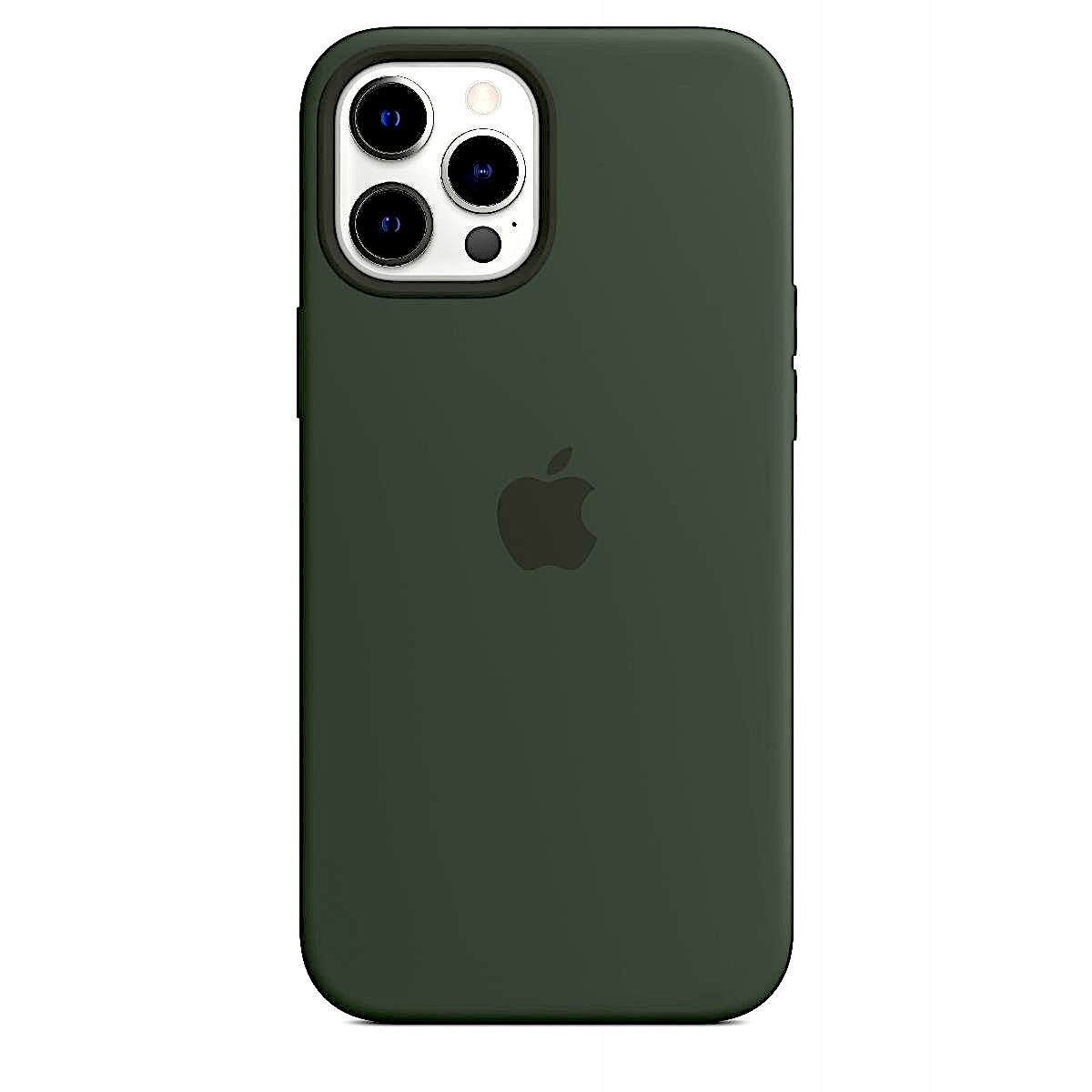 Silikonové pouzdro na iPhone 12/12 Pro Cypressové Silicone Case Cyprus Green