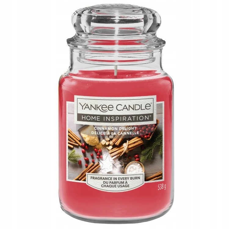 Yankee Candle Cinnamon Delight velká vonná svíčka 538 g