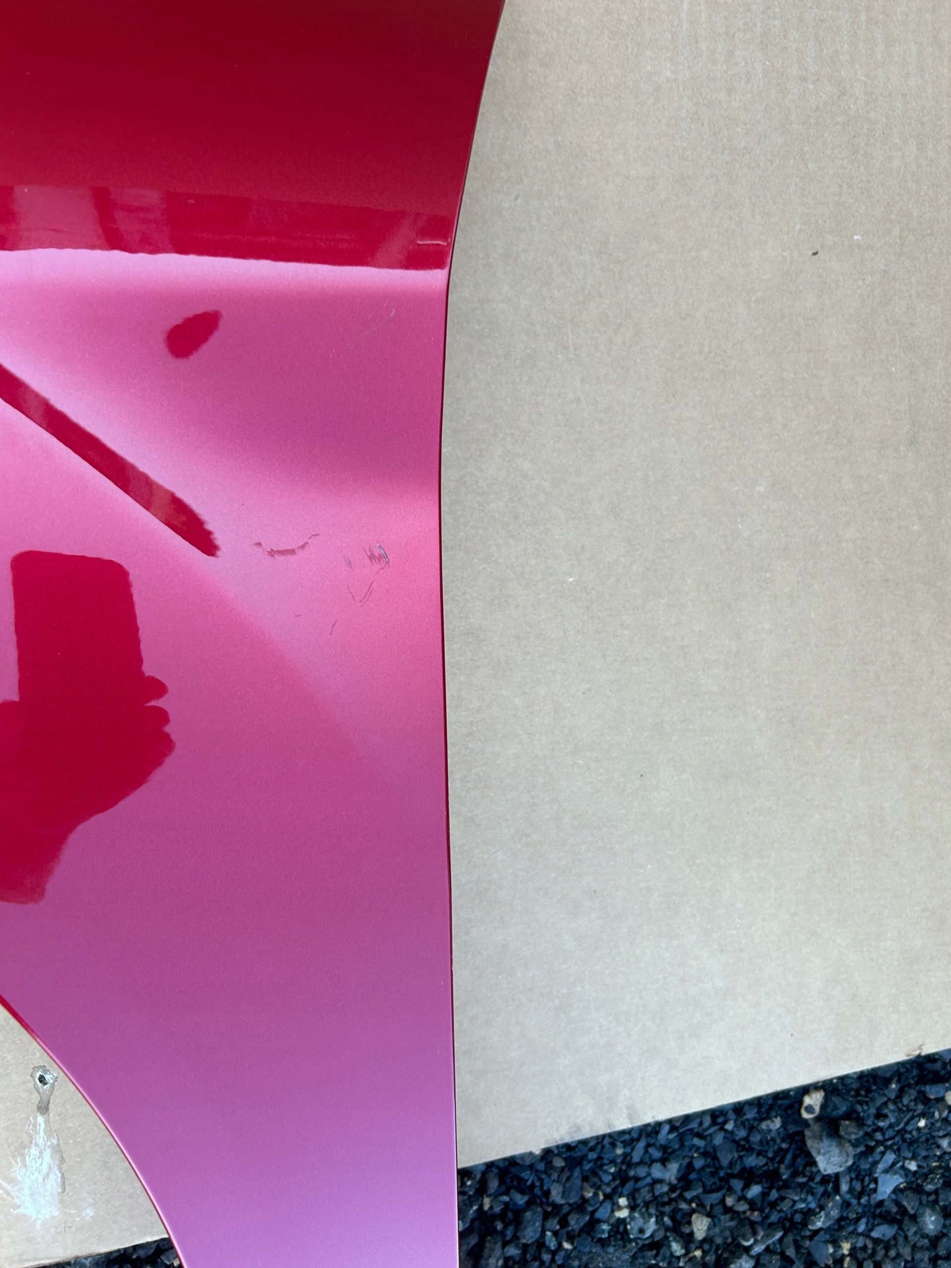 FORD FIESTA MK7 LIFT ST ST-LINE 2012-2017 fender left front CANDY RED
