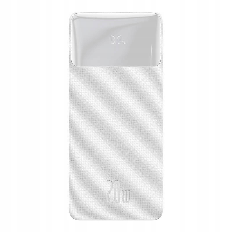 Powerbanka Baseus Bipow 10000MAH 20W 2xUSB Usb-c Stříbrná